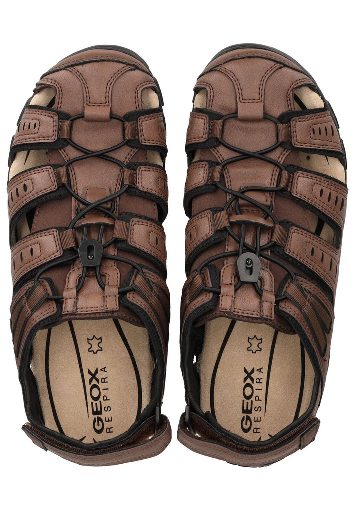 Geox Wanderschuhe Lederimitat Dunkelbraun