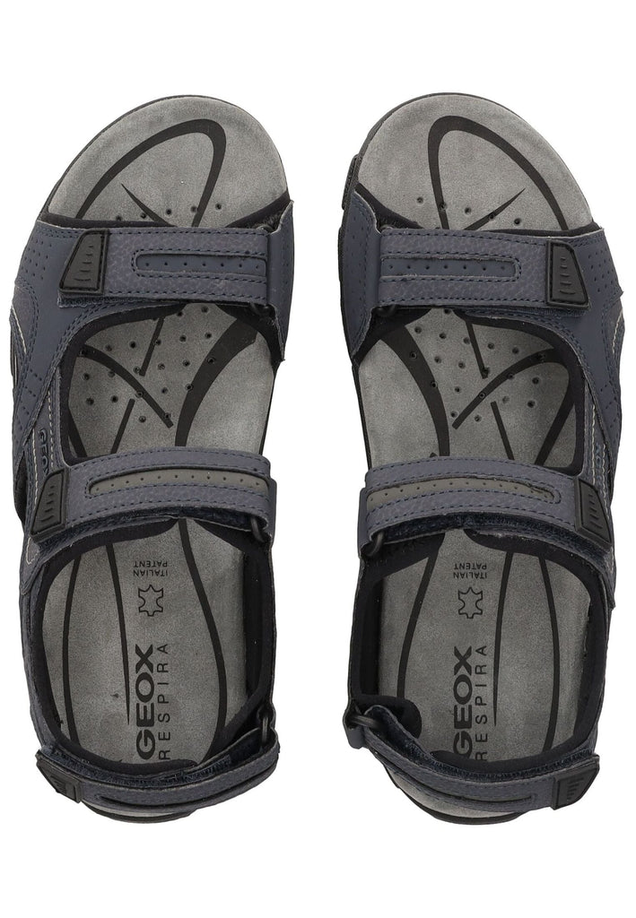 Geox Wanderschuhe Lederimitat Navy/Grau