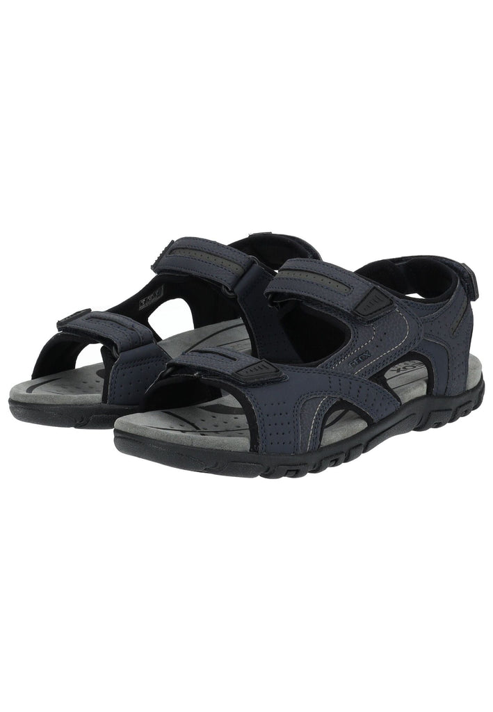 Geox Wanderschuhe Lederimitat Navy/Grau