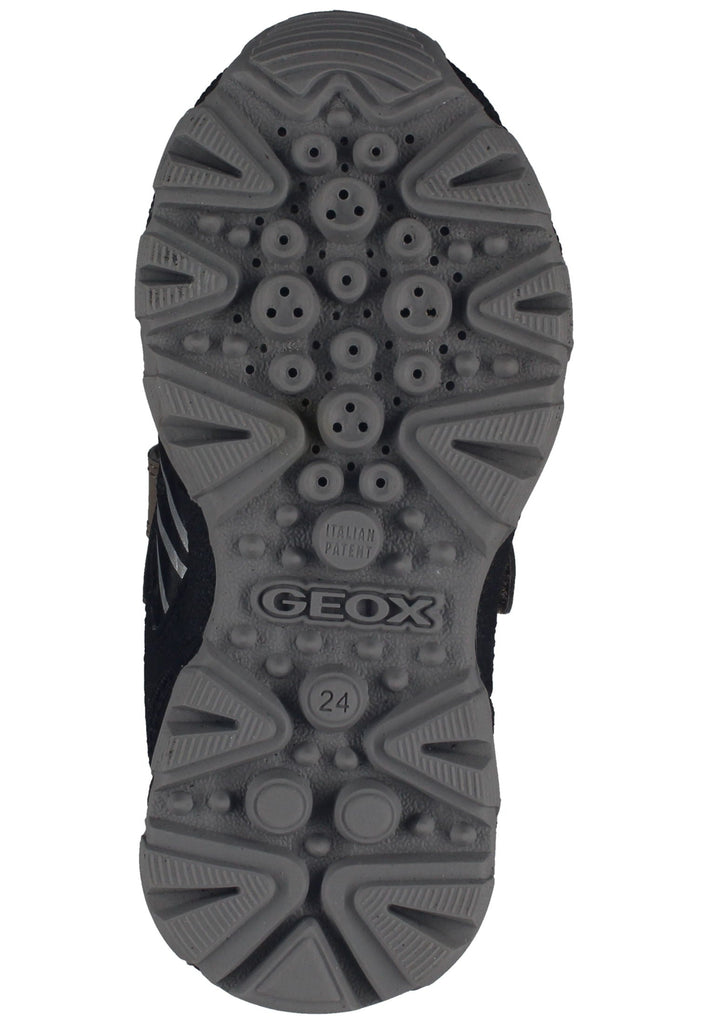 Geox Wanderschuhe Lederimitat/Textil Braun/Gelb
