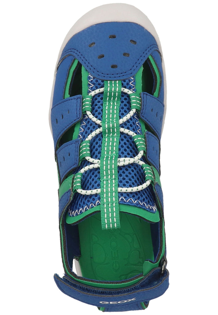 Geox Wanderschuhe Lederimitat/Textil Mittelblau