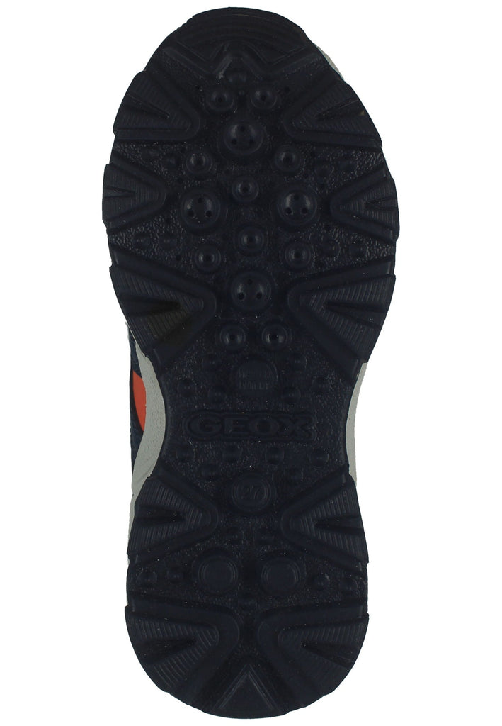 Geox Wanderschuhe Lederimitat/Textil Navy/Orange