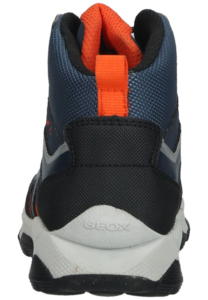 Geox Wanderschuhe Lederimitat/Textil Navy/Orange