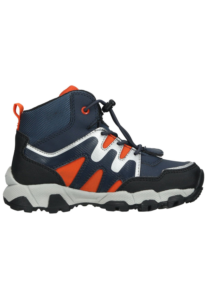 Geox Wanderschuhe Lederimitat/Textil Navy/Orange