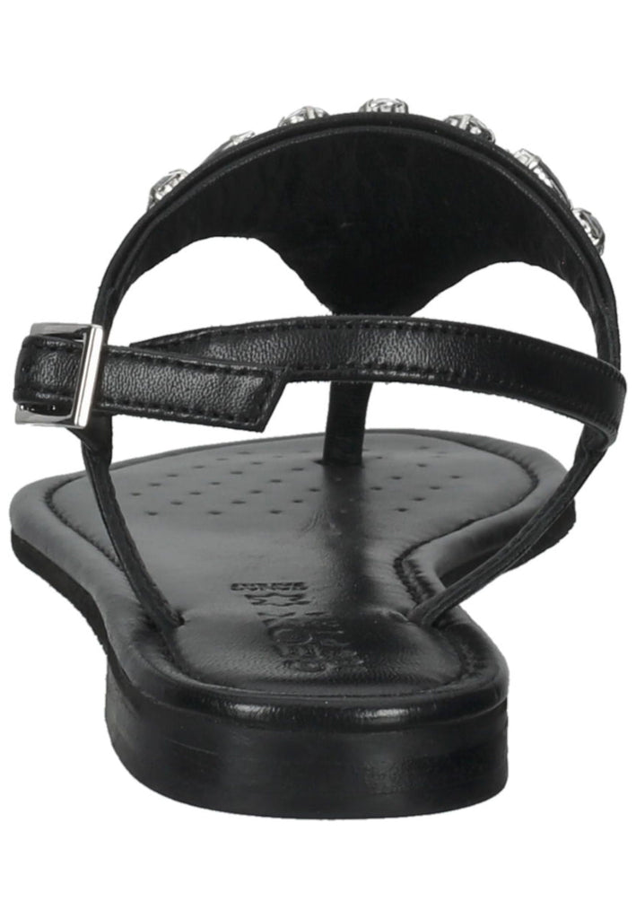 Geox Zehensteg Leder Schwarz