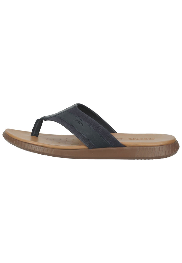 Geox Zehensteg Leder/Textil Navy