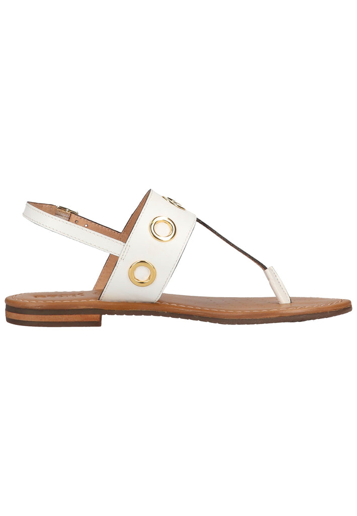 Geox Zehensteg Leder Weiß