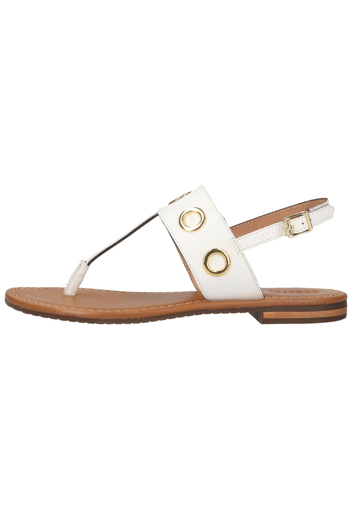 Geox Zehensteg Leder Weiß