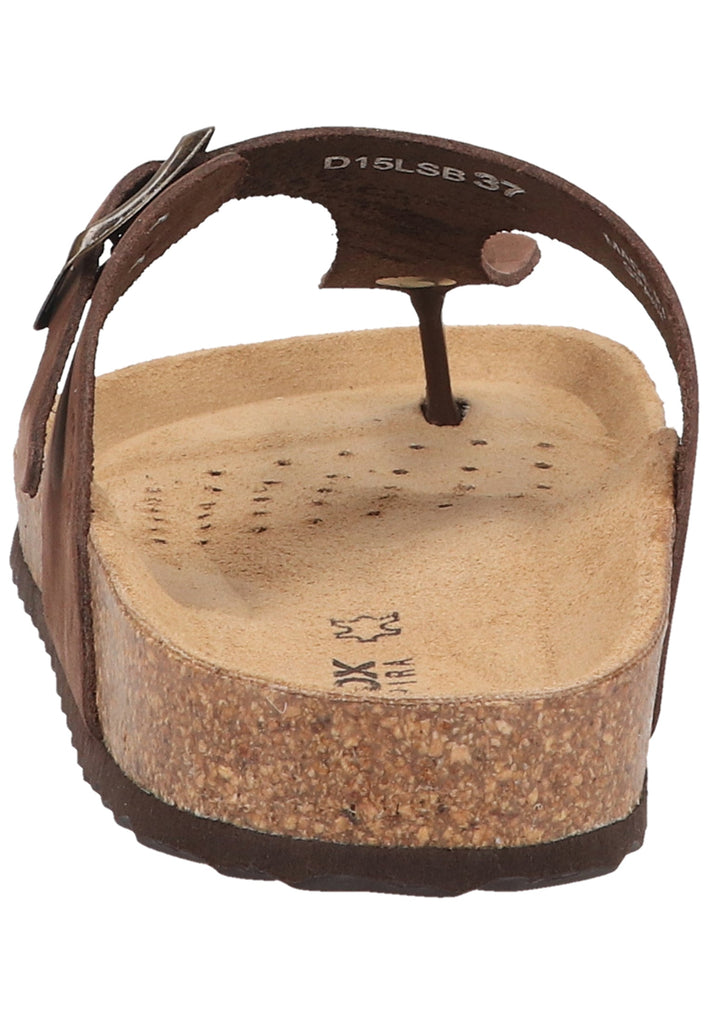 Geox Zehensteg Nubukleder Coffee