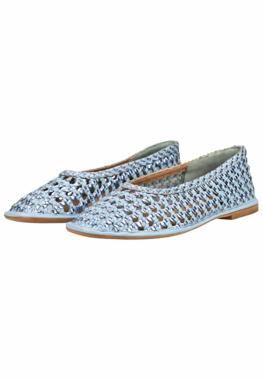 GIOSEPPO Ballerinas Leder Hellblau