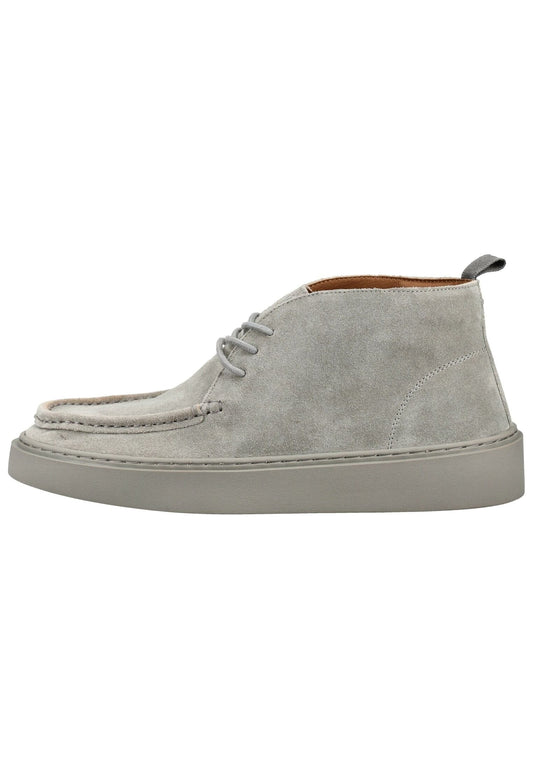 GIOSEPPO Halbschuhe Veloursleder Grau