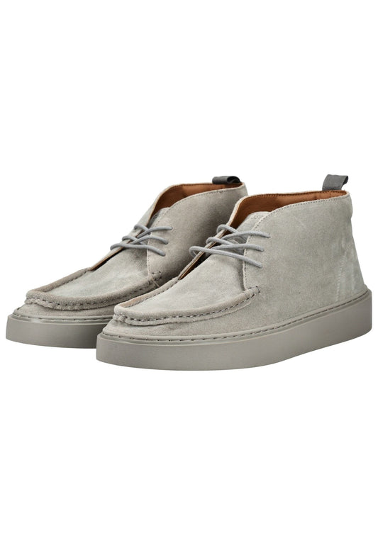 GIOSEPPO Halbschuhe Veloursleder Grau