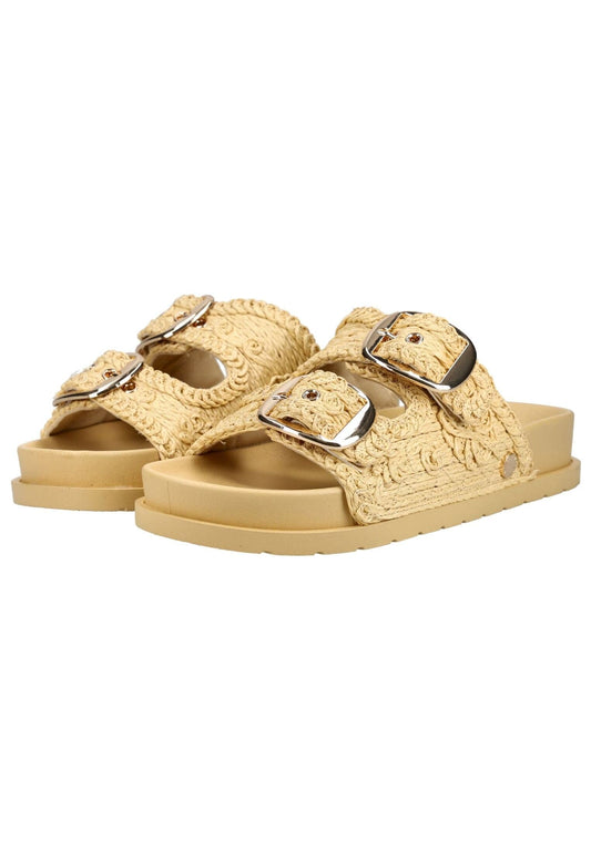 GIOSEPPO Pantoletten Lederimitat Beige
