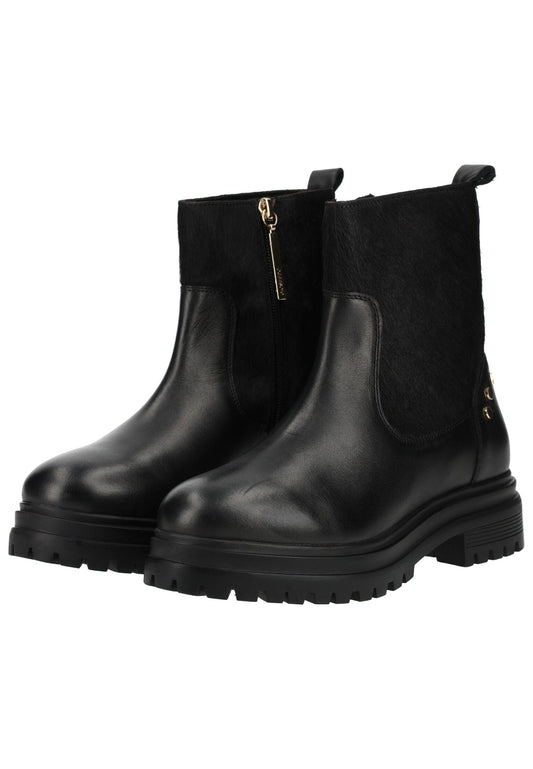 GIOSEPPO Stiefelette Leder/Textil Schwarz