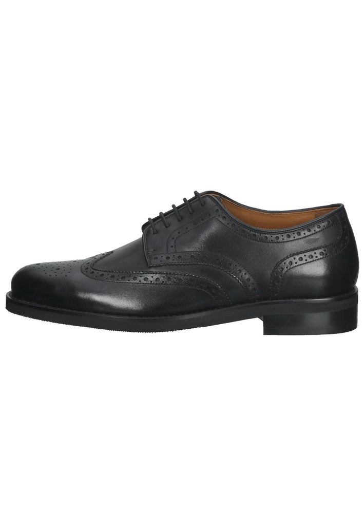 Halbschuhe Gordon & Bros Businessschuhe Leder Schwarz