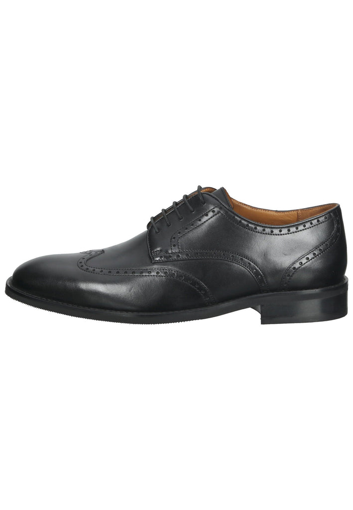 Halbschuhe Gordon & Bros Businessschuhe Leder Schwarz