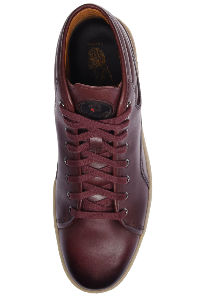 Gordon & Bros Sneaker Leder Burgundy