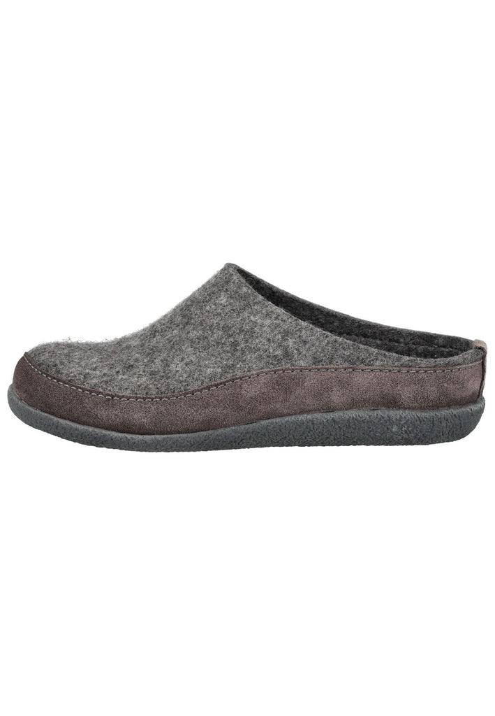 Haflinger Hausschuhe Filz Anthrazit