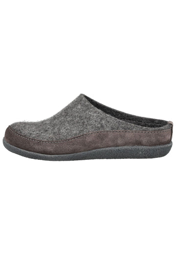 Haflinger Hausschuhe Filz Anthrazit