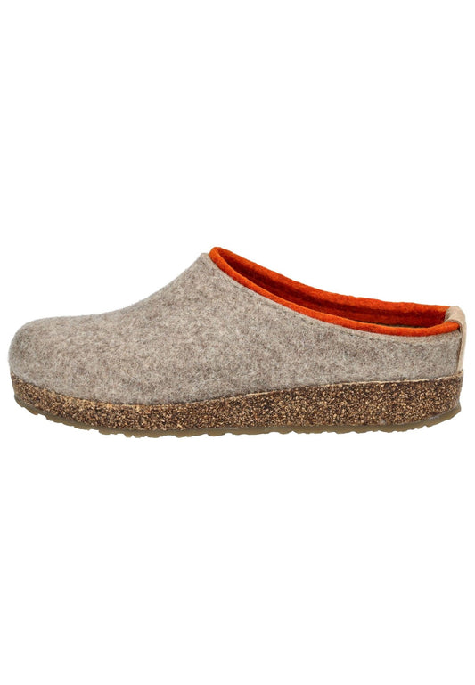 Haflinger Hausschuhe Filz Beige