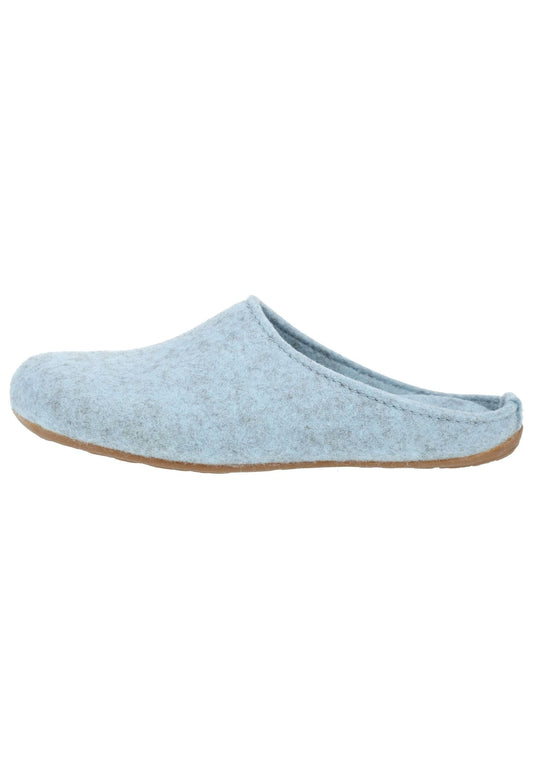 Haflinger Hausschuhe Filz Blau