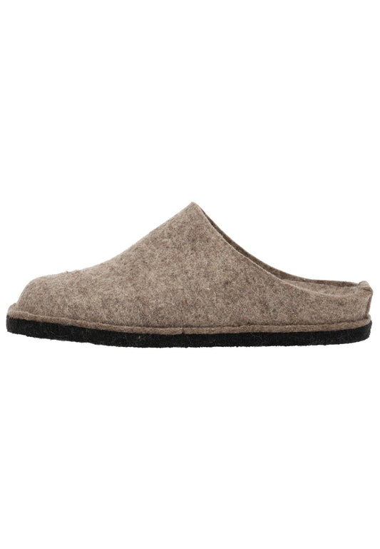 Haflinger Hausschuhe Filz Braun