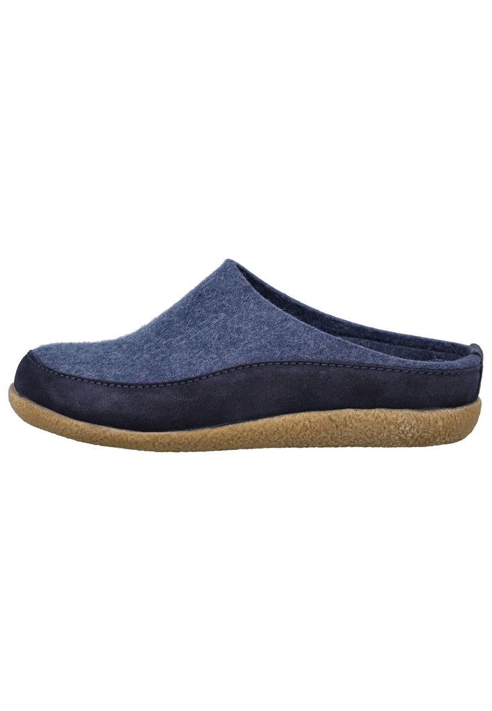 Haflinger Hausschuhe Filz Jeans