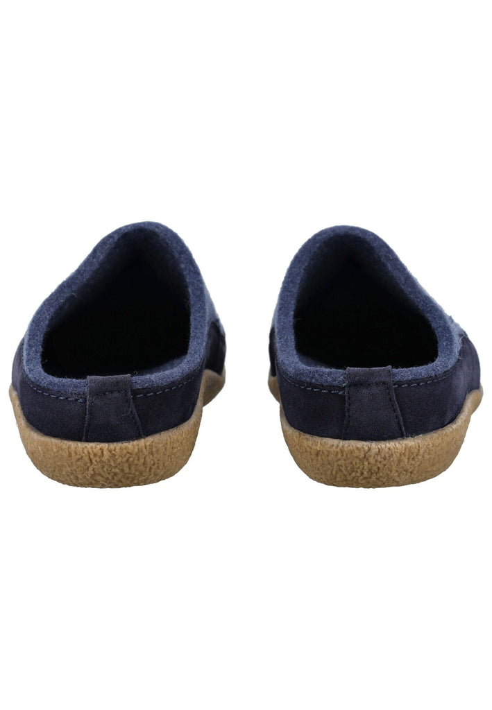 Haflinger Hausschuhe Filz Jeans