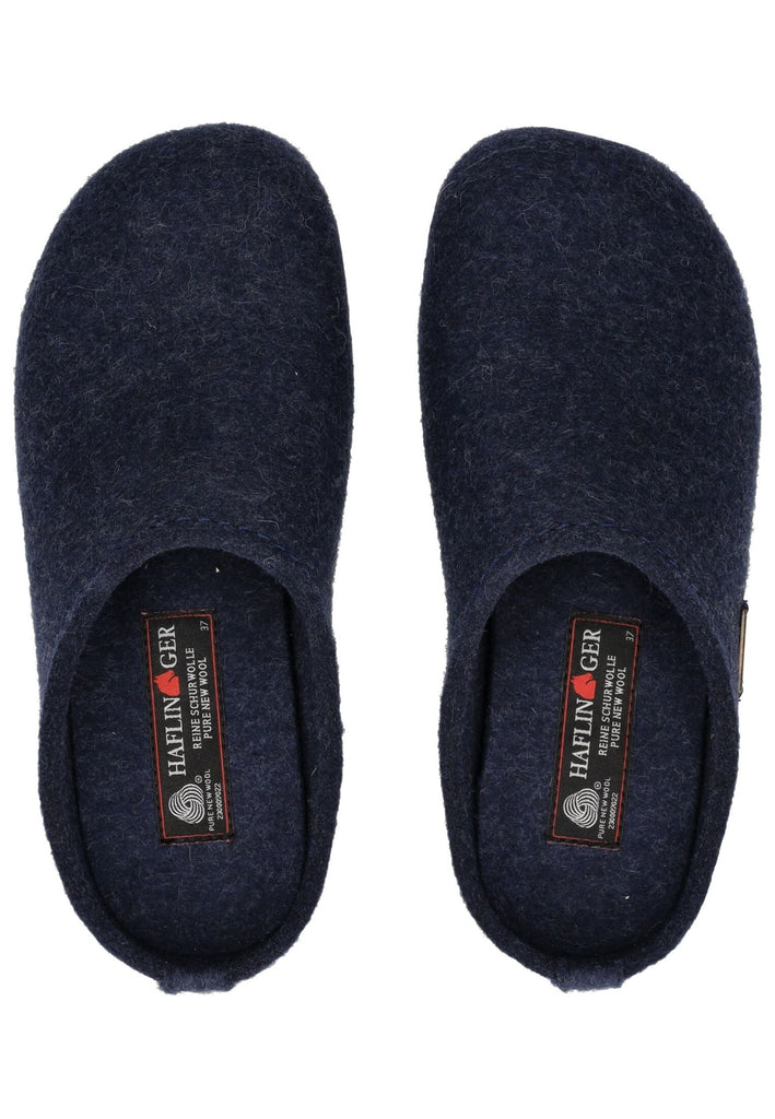 Haflinger Hausschuhe Filz Jeans