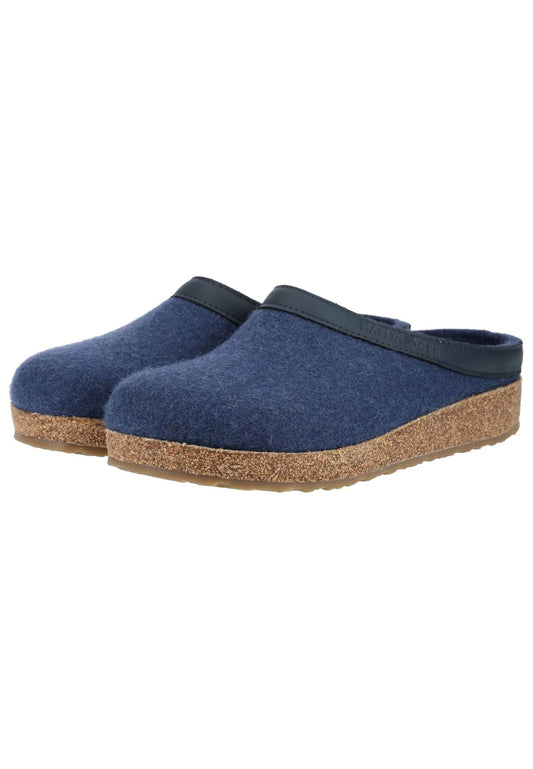 Haflinger Hausschuhe Filz Jeans