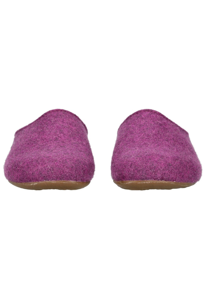 Haflinger Hausschuhe Filz Lila