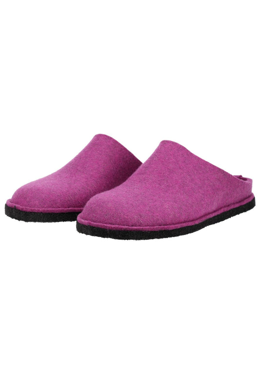 Haflinger Hausschuhe Filz Lila