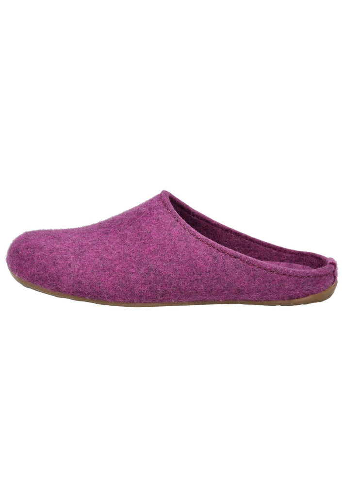 Pantoletten Haflinger Hausschuhe Filz Lila