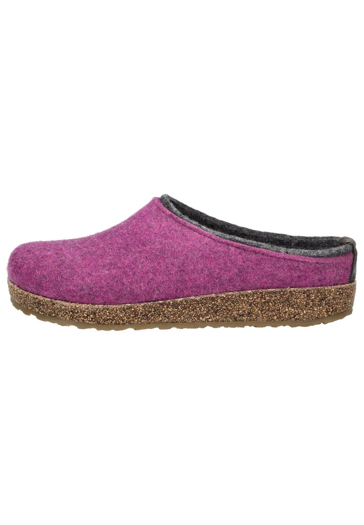 Pantoletten Haflinger Hausschuhe Filz Pink