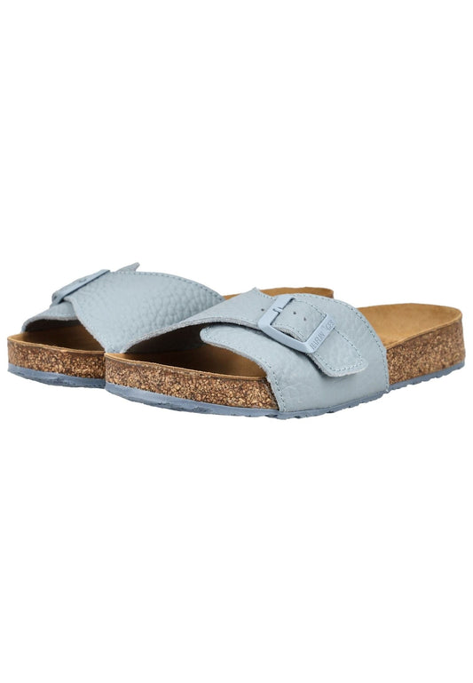 Haflinger Pantoletten Leder Blau