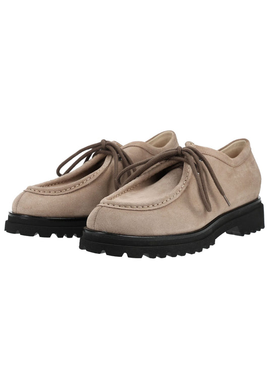 HASSIA Halbschuhe Veloursleder Taupe