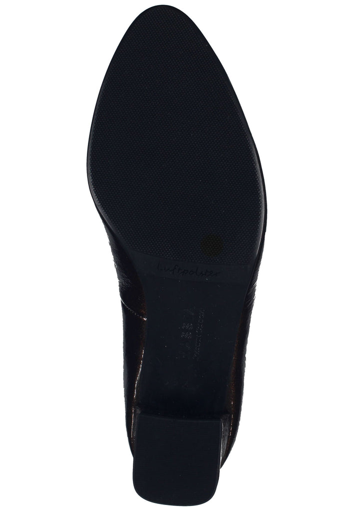 HASSIA Pumps Leder Dunkelbraun