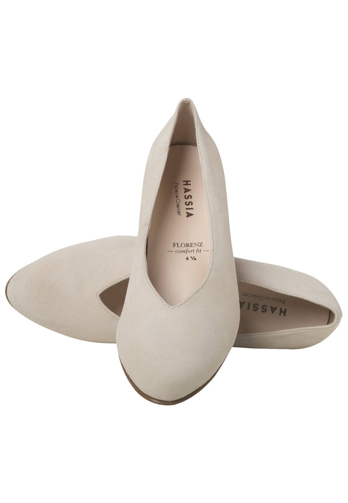 HASSIA Pumps Leder Sand