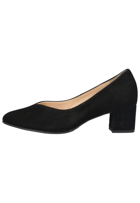 HASSIA Pumps Leder Schwarz