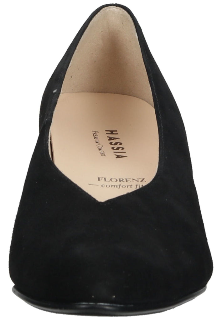 HASSIA Pumps Leder Schwarz/Braun