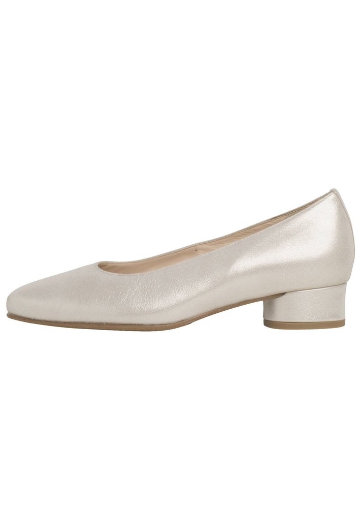 HASSIA Pumps Leder/Textil Platin