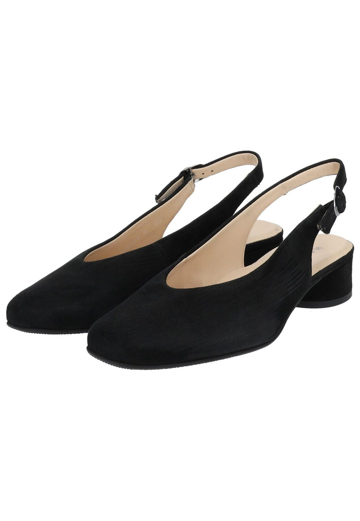 HASSIA Pumps Veloursleder Schwarz