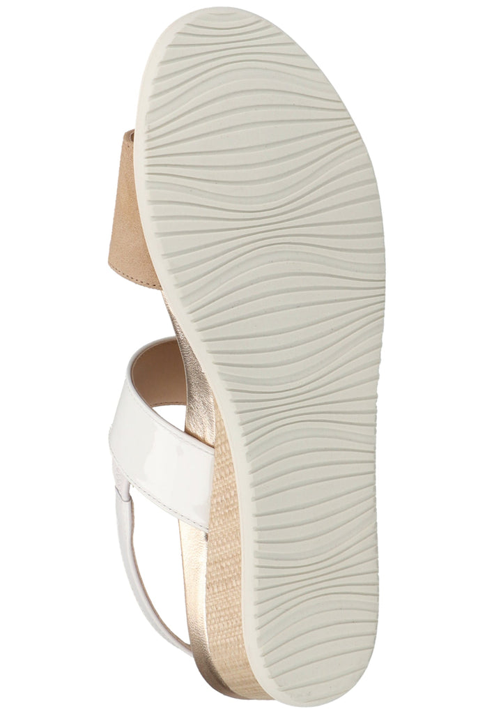 HASSIA Sandalen Leder Weiß