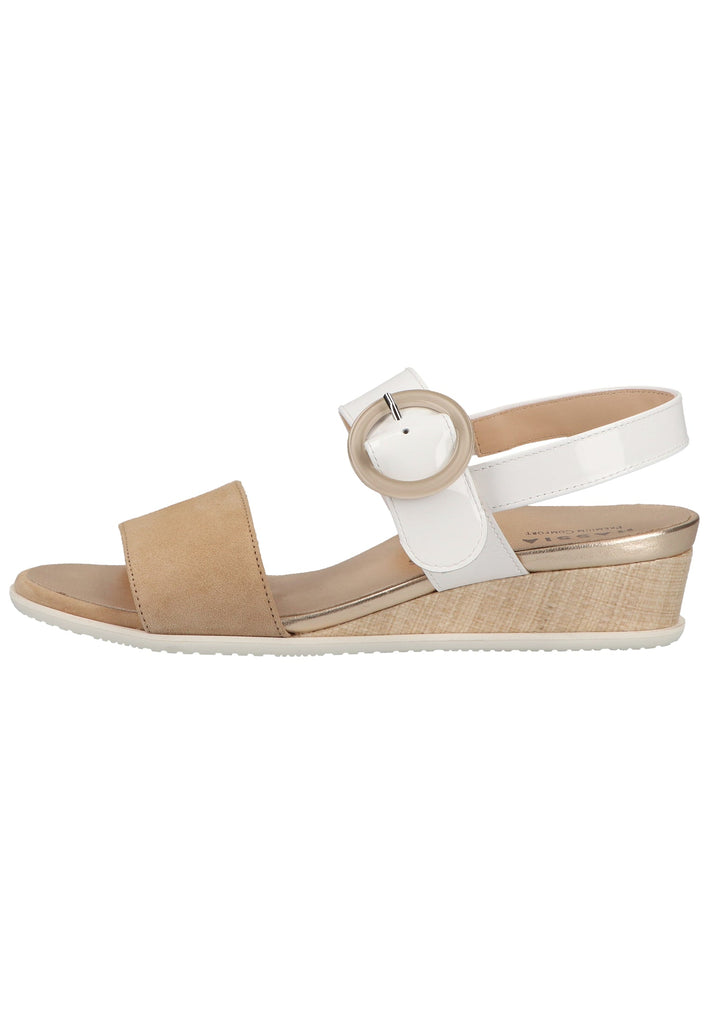 HASSIA Sandalen Leder Weiß