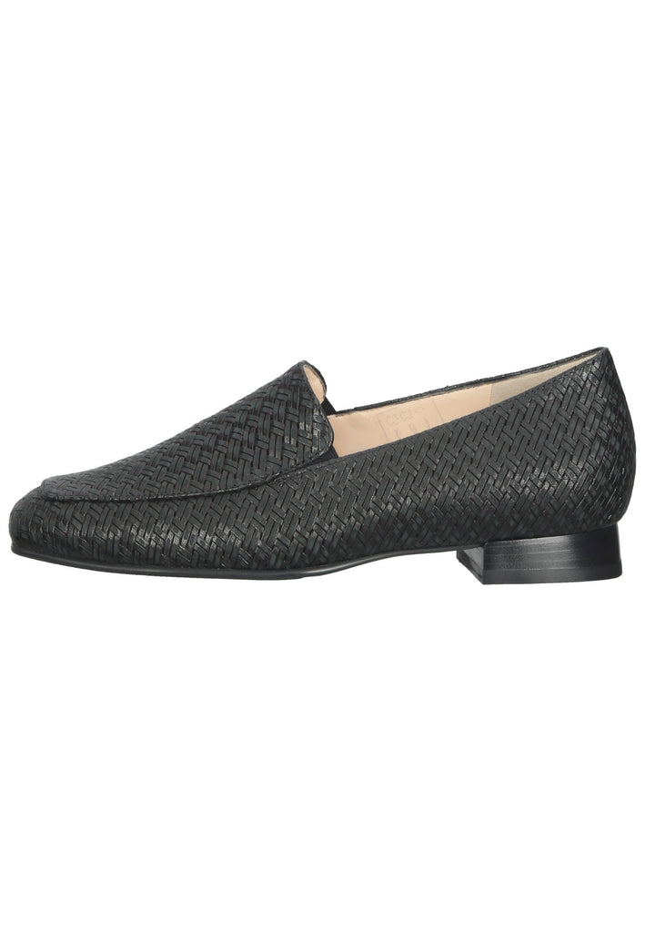Slipper HASSIA Slipper Leder Schwarz