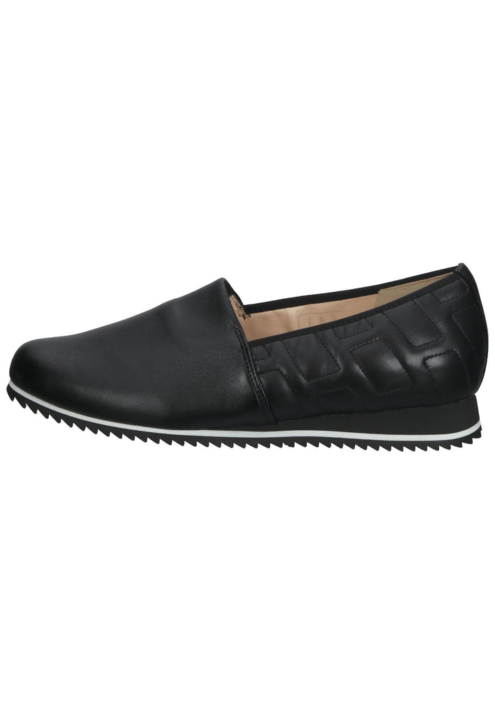 Slipper HASSIA Slipper Nappaleder Schwarz