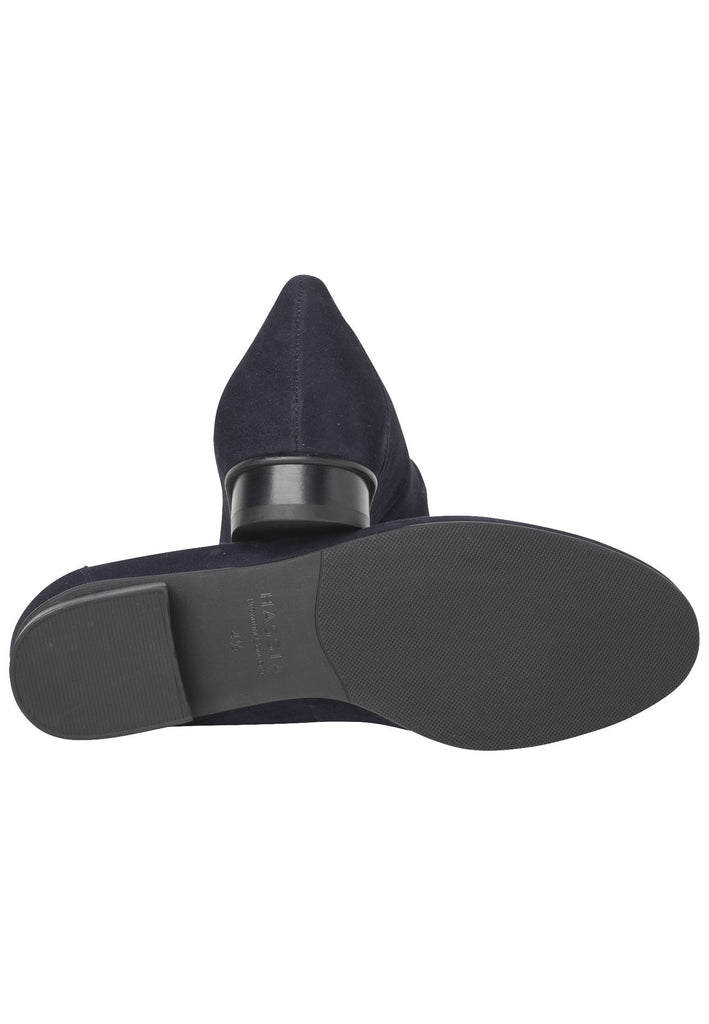 HASSIA Slipper Leder Dunkelblau