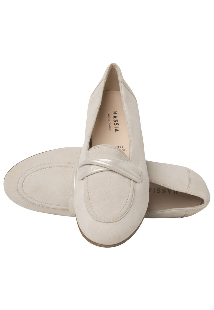HASSIA Slipper Leder Sand