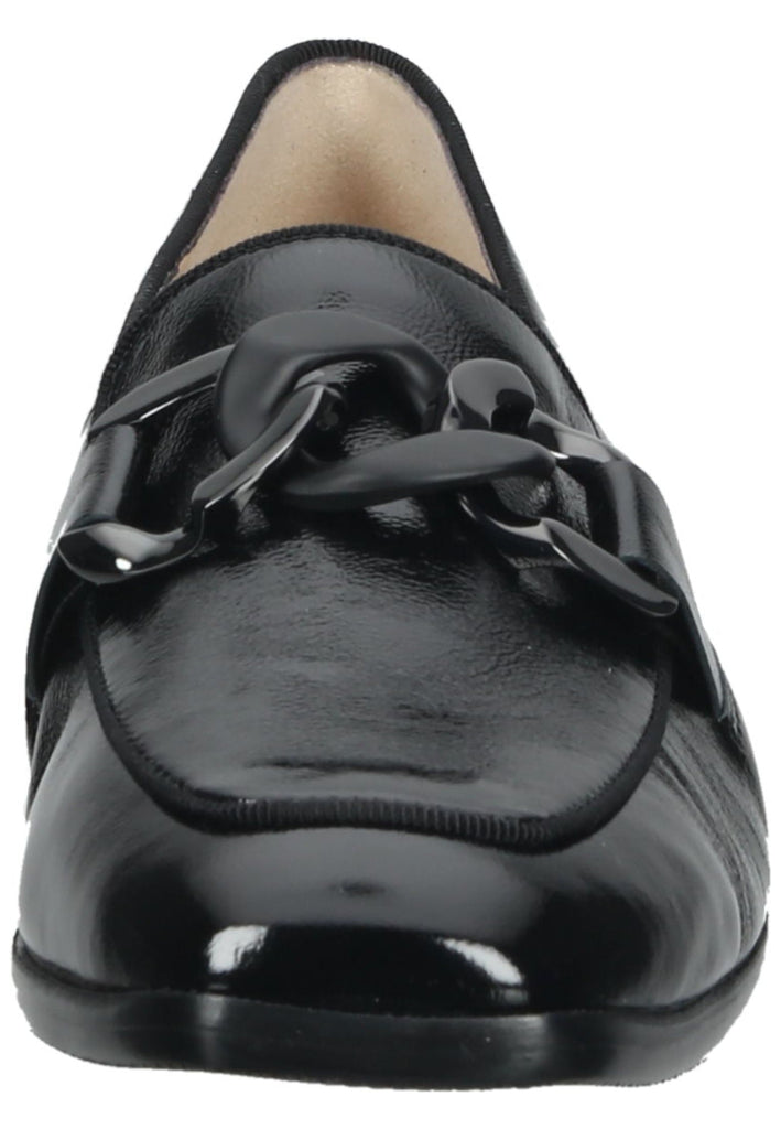 HASSIA Slipper Leder Schwarz