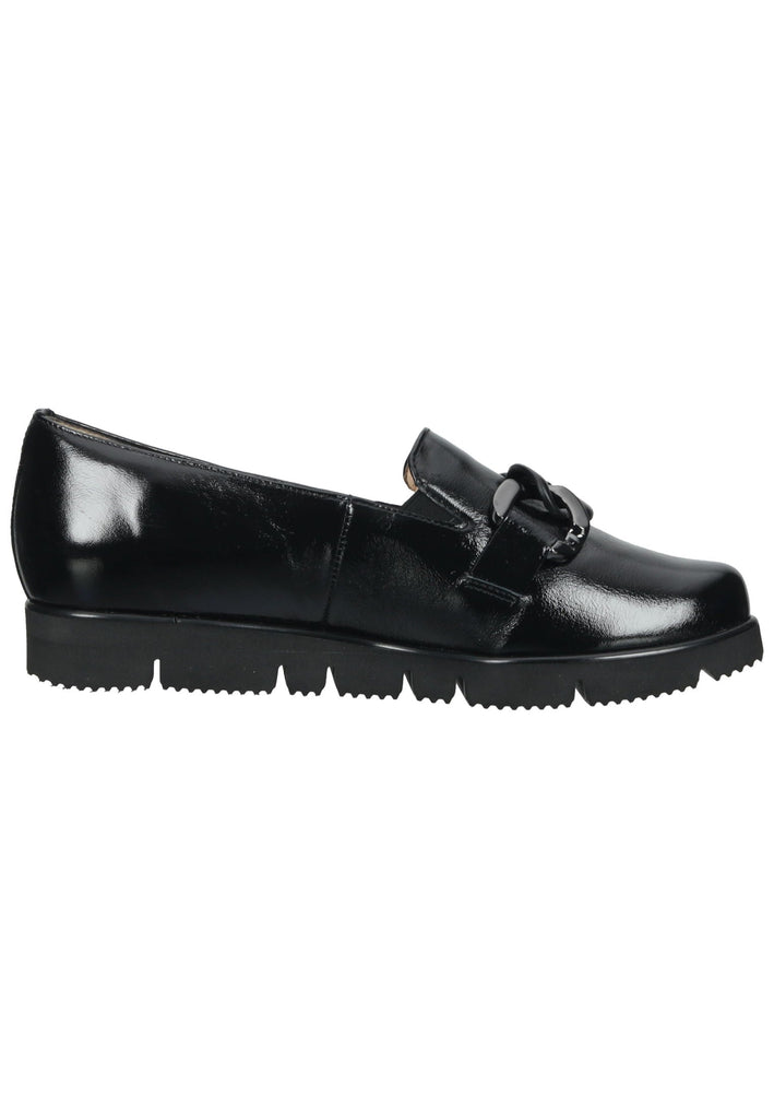 HASSIA Slipper Leder Schwarz